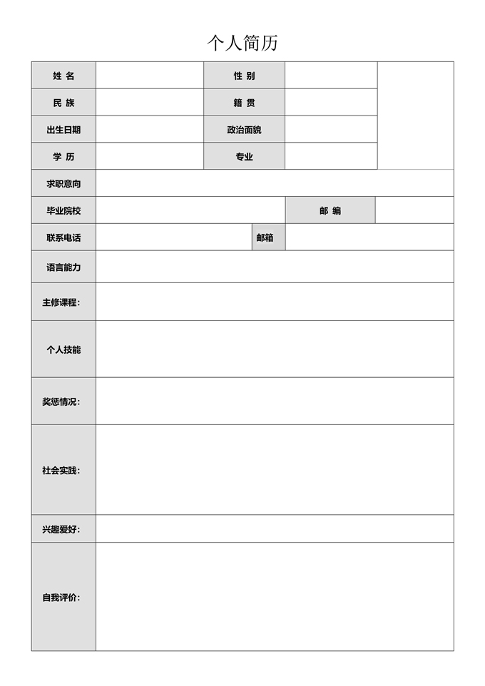 求职简历制作基本要求(求职个人简历制作的原则和技巧)